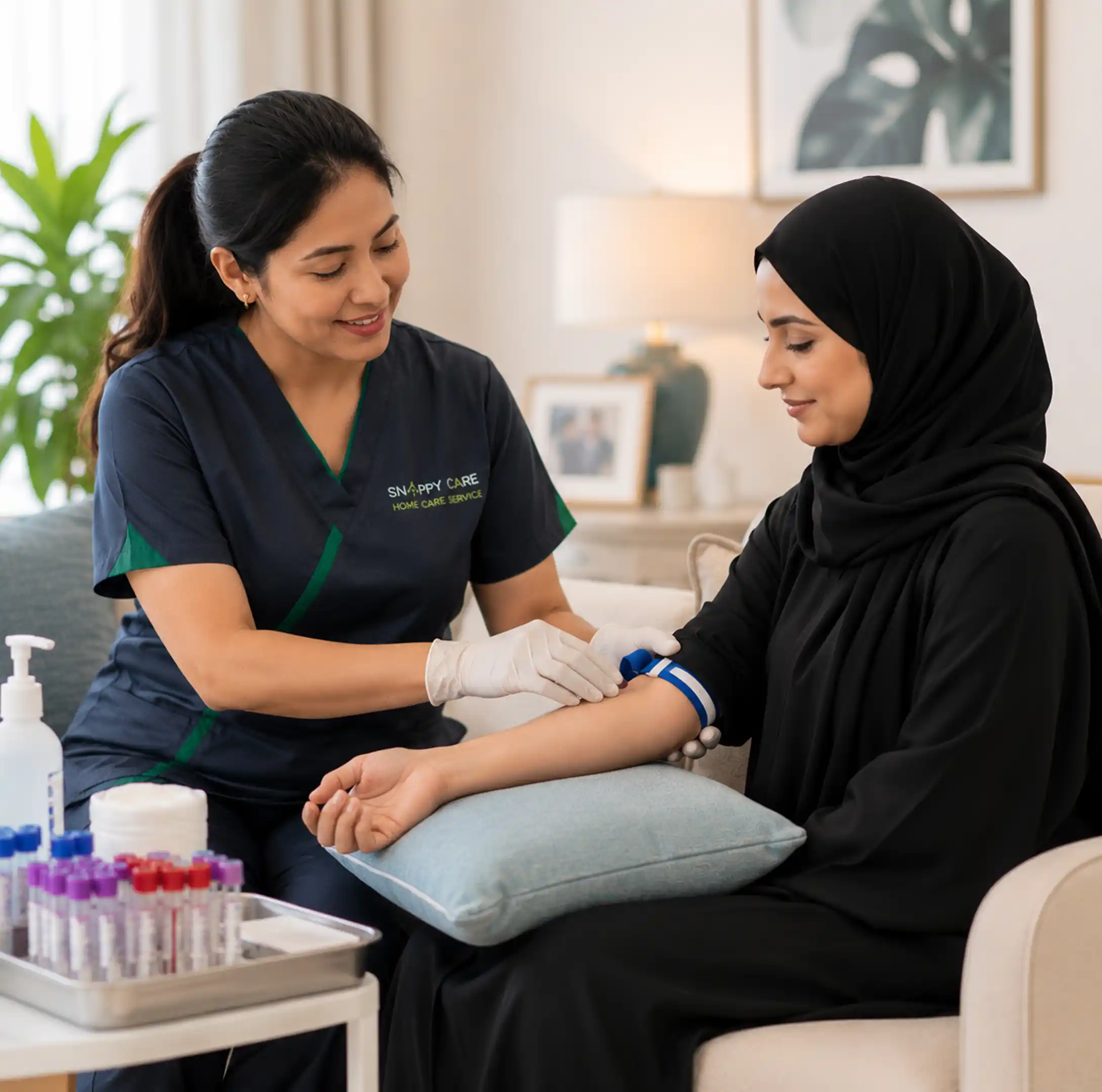 Professional Lab Test at Home Care support at home